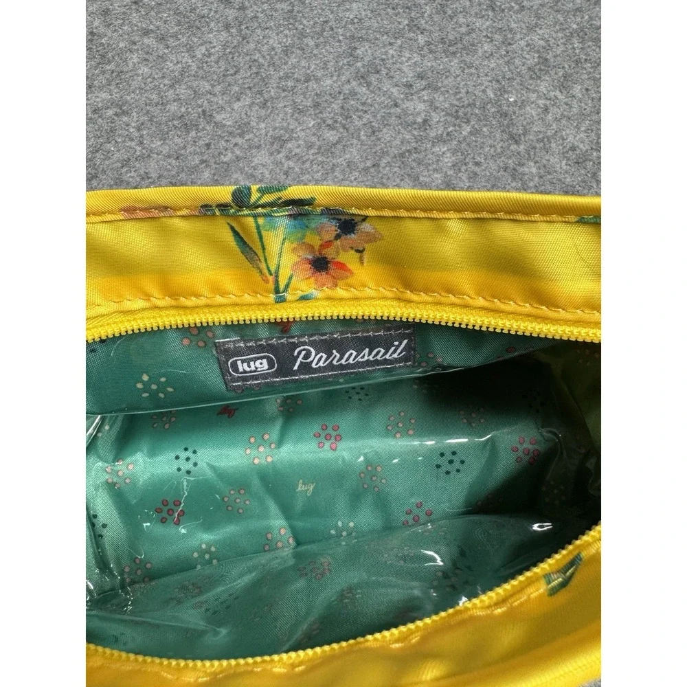 Lug Parasail Cosmetic Bag Case Flowers‎ Yellow